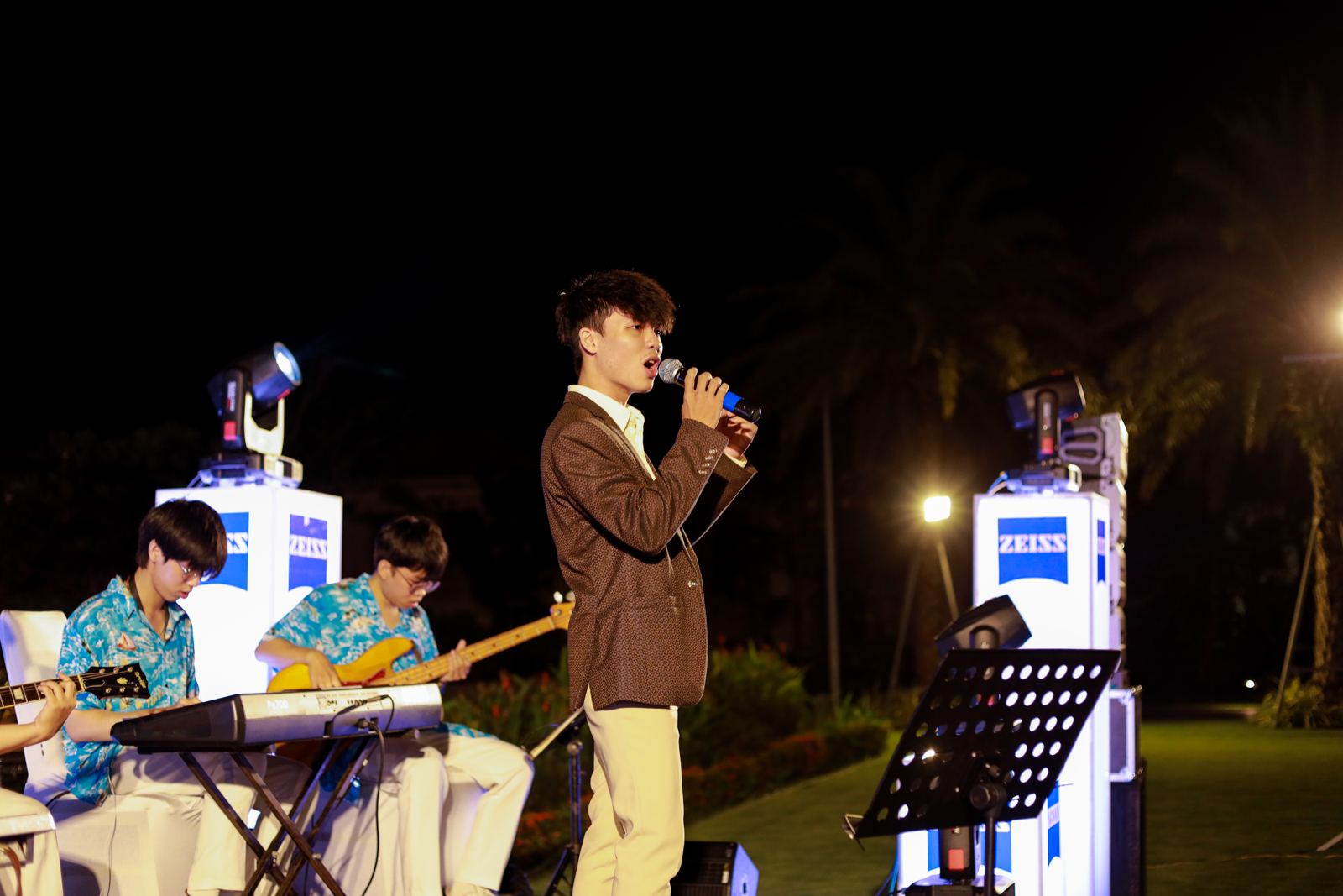 Live band at the gala dinner