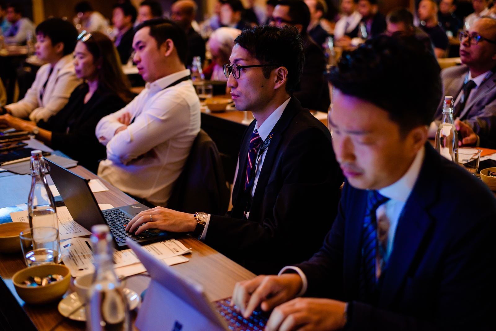 Delegates at work