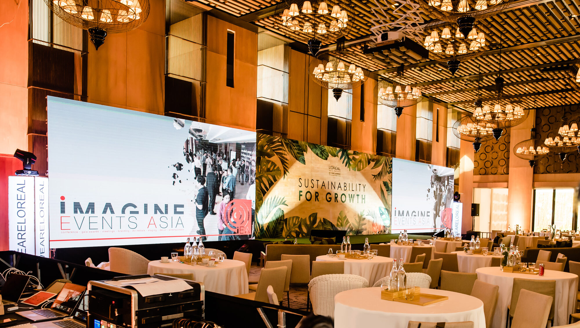 L'Oréal Sustainability for Growth conference stage