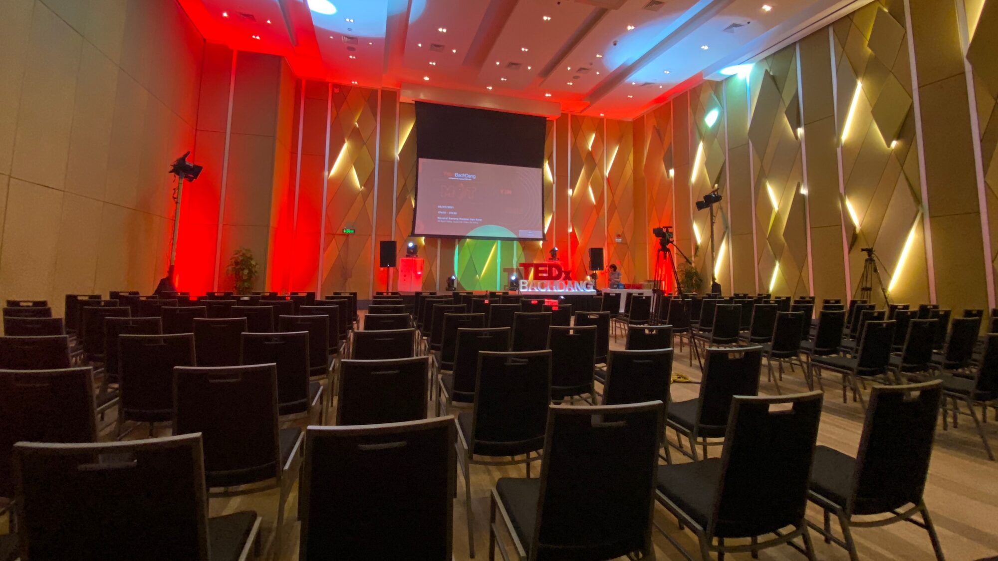 TEDxBachDang stage in Da Nang